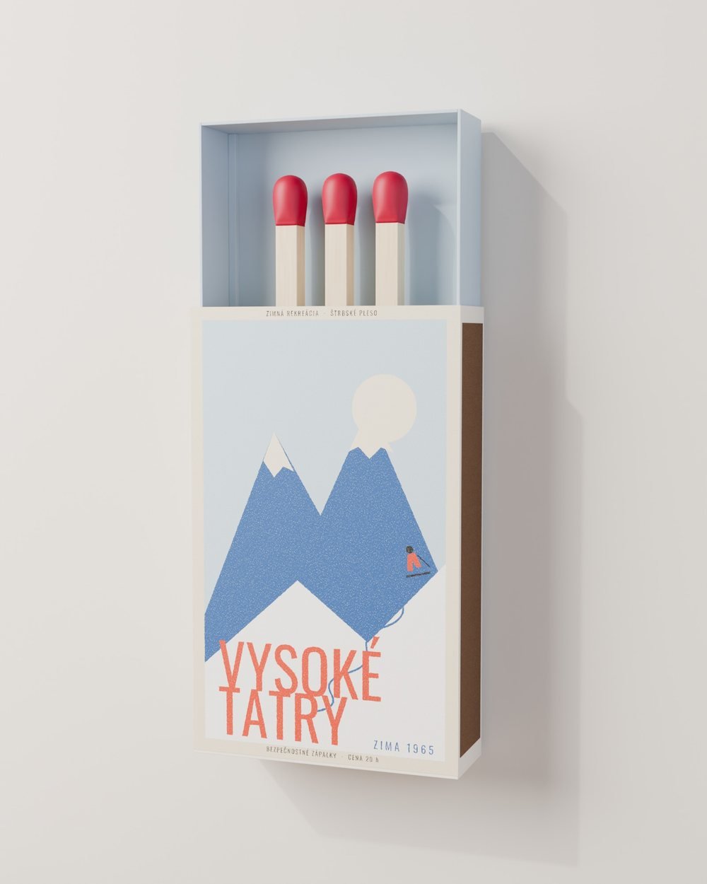 Škatuľka Vysoké Tatry na stene